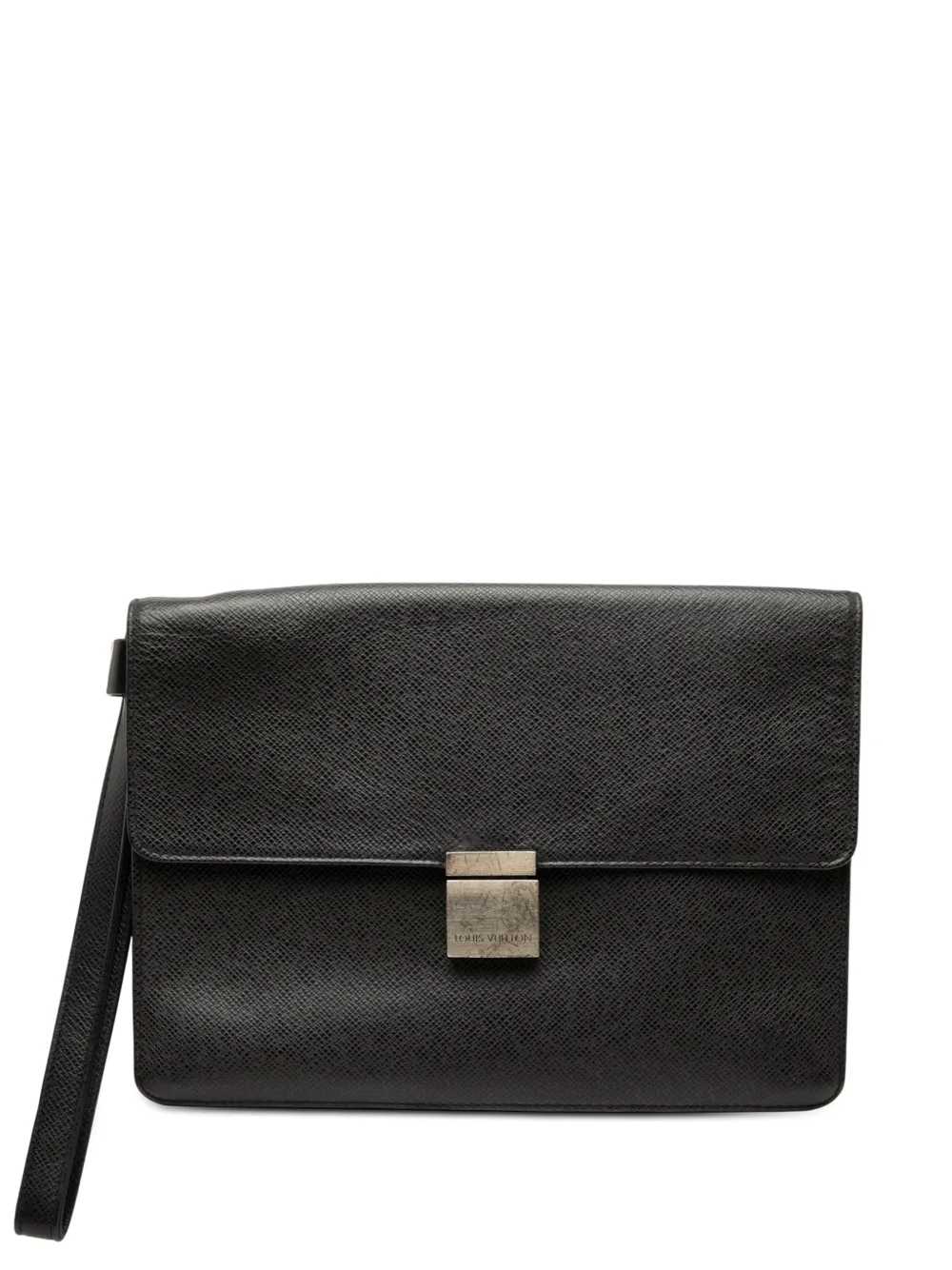 Louis Vuitton Pre-Owned 2002 Taiga Selenga clutch bag - Nero