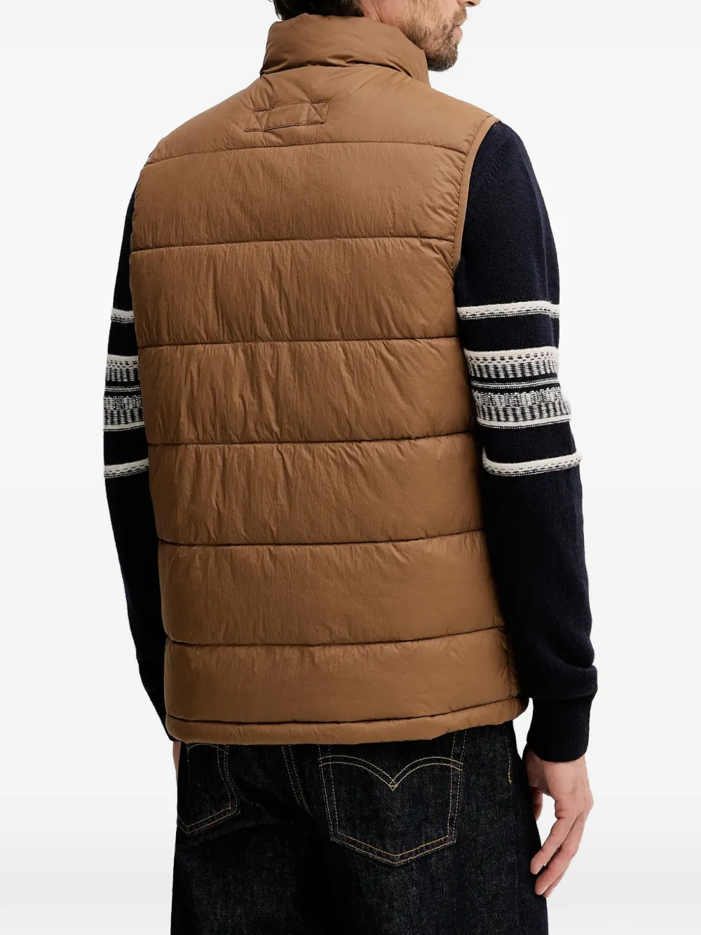  Barbour Offshore Zip-up Padded Gilet - Brown 