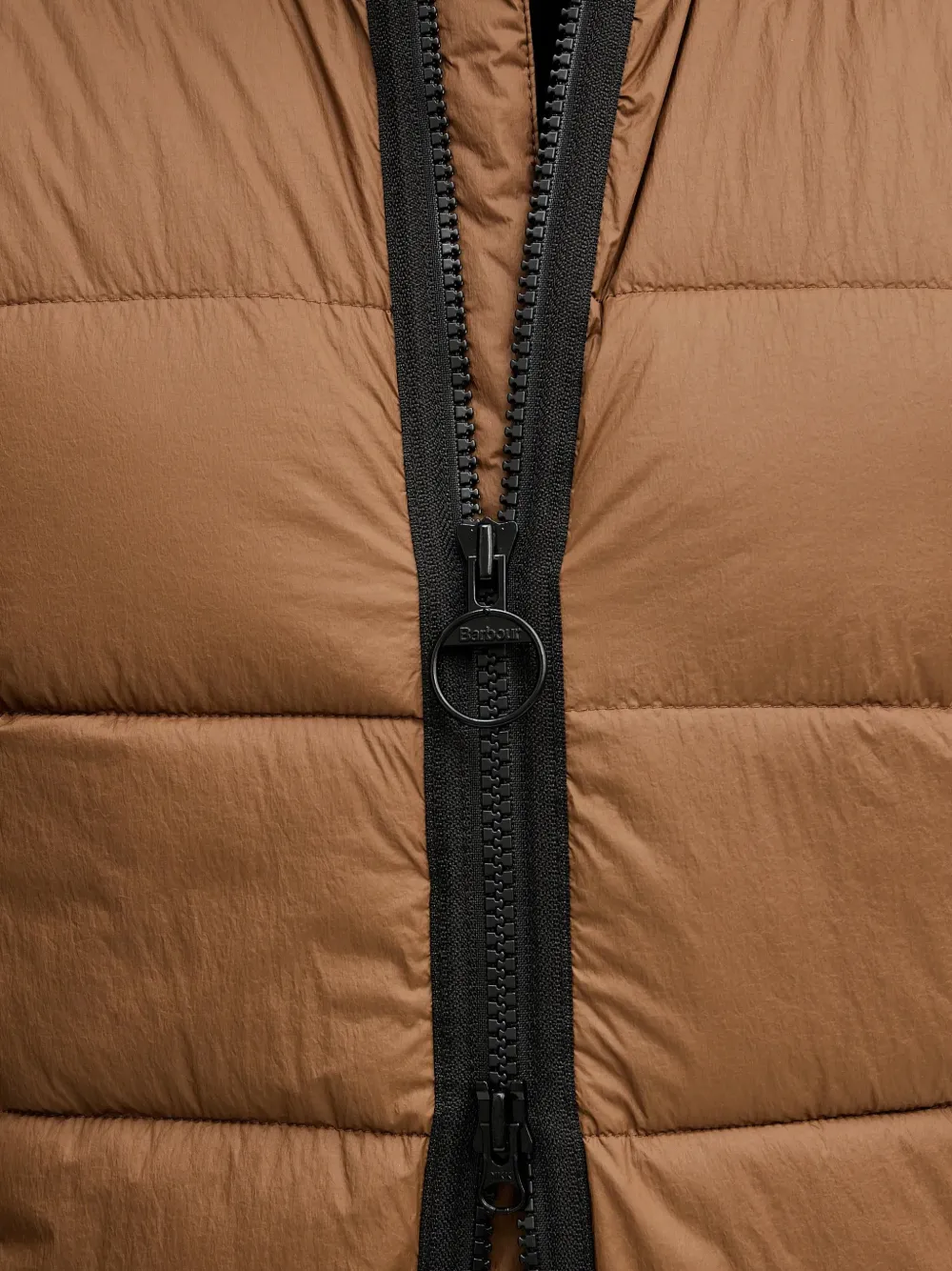 Barbour Offshore bodywarmer met rits Bruin