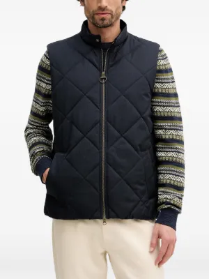 Fay zip-fastening Gilet | Blue | FARFETCH GE
