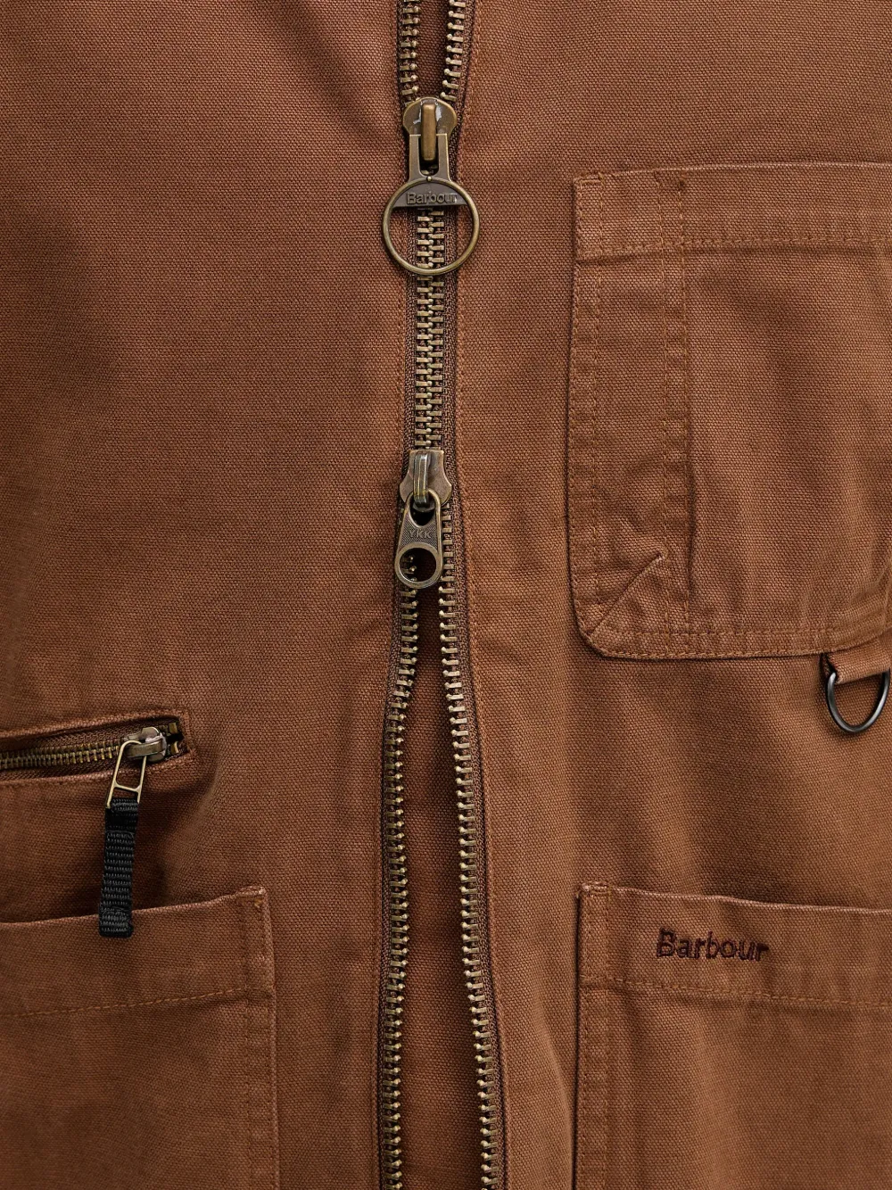 Barbour Cove jack met ritszak Bruin