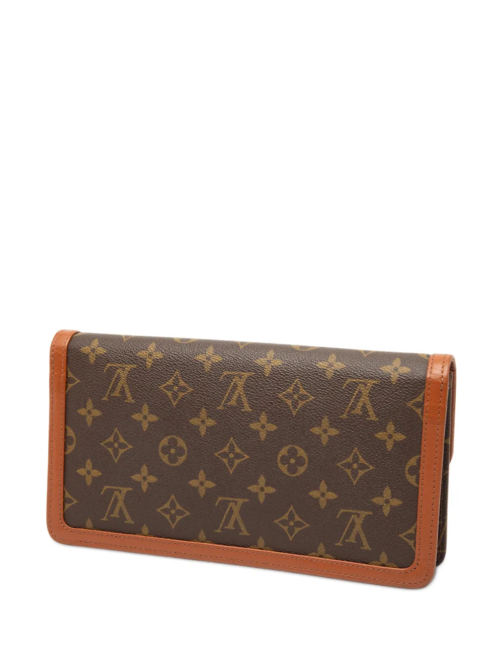  Louis Vuitton Pre-owned 1988 Monogram Pochette Dame Pm Clutch Bag - Brown 