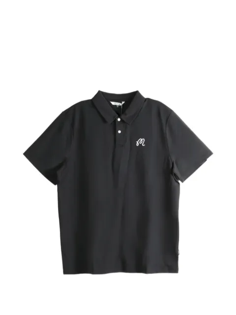 Malbon Golf playera tipo polo bordada con botones 