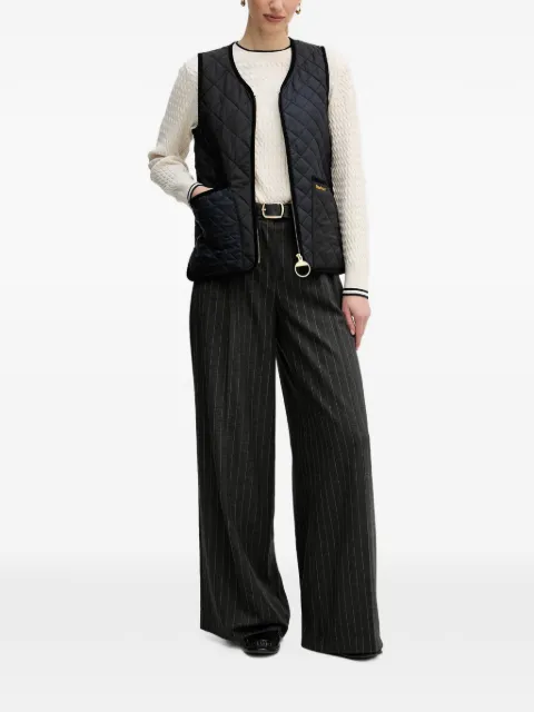 Barbour quilted V-neck gilet