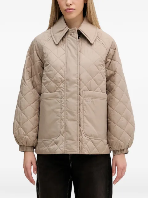 Barbour quilted check jacket