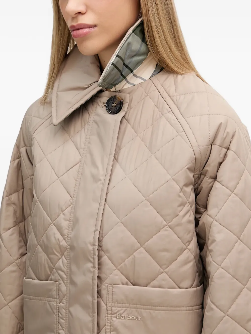 Quilted Check Jacket