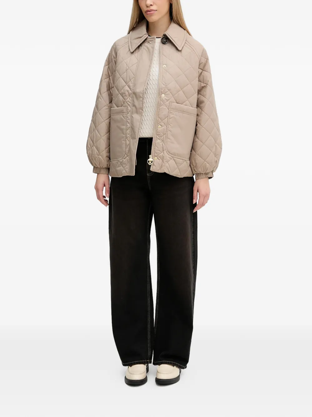 Quilted Check Jacket