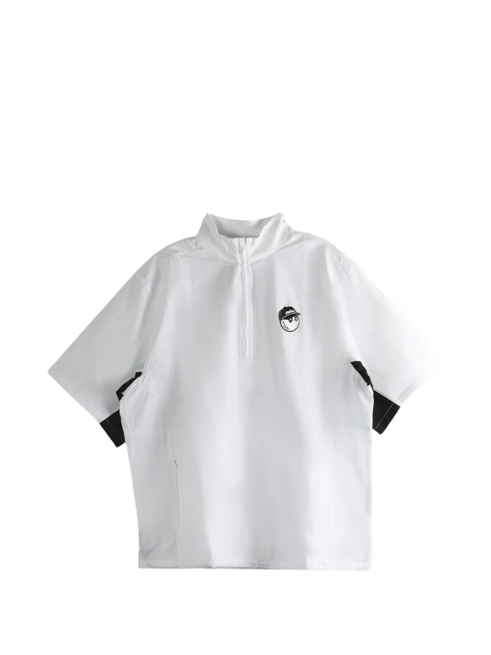 Malbon Golf logo embroidery short sleeve T-shirt - Bianco