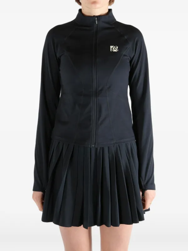 Malbon Golf Rue Zip long-sleeves Jacket | Black | FARFETCH