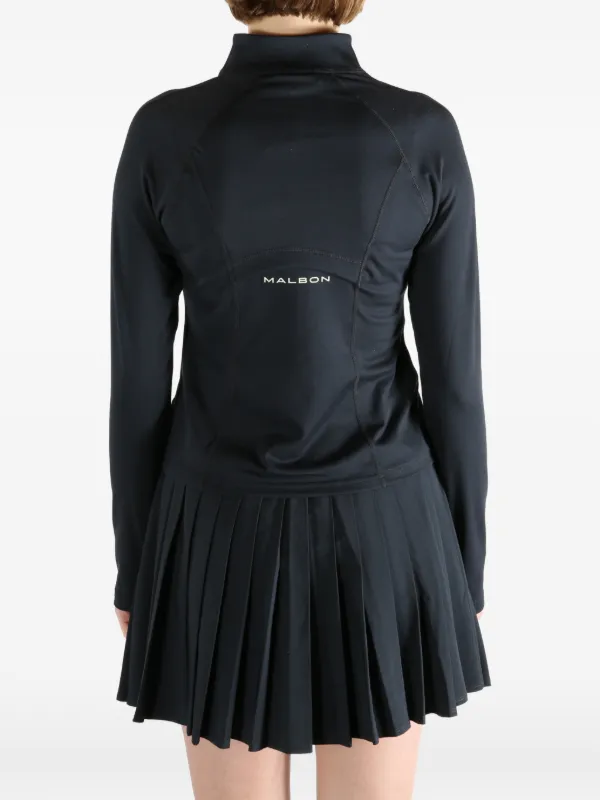 Malbon Golf Rue Zip long-sleeves Jacket | Black | FARFETCH