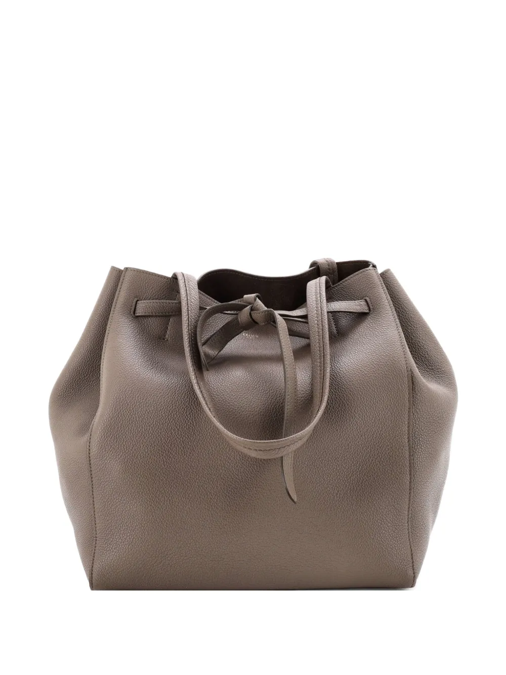Celine Pre-Owned Phantom Tie Cabas Leather Small tote bag - Toni neutri