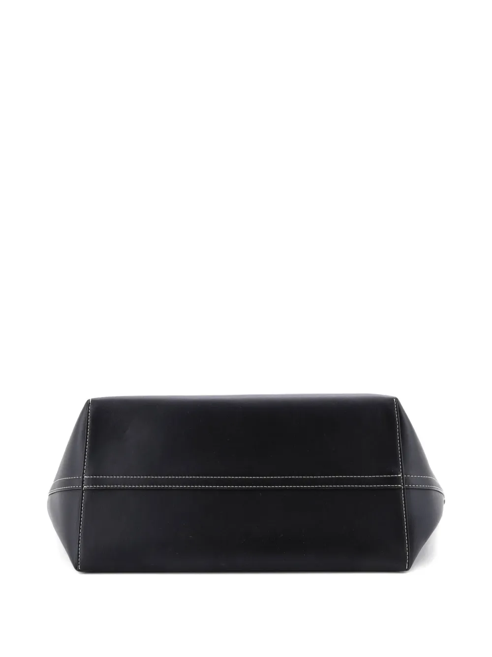 Soft Pocket Leather Small Tote Bag