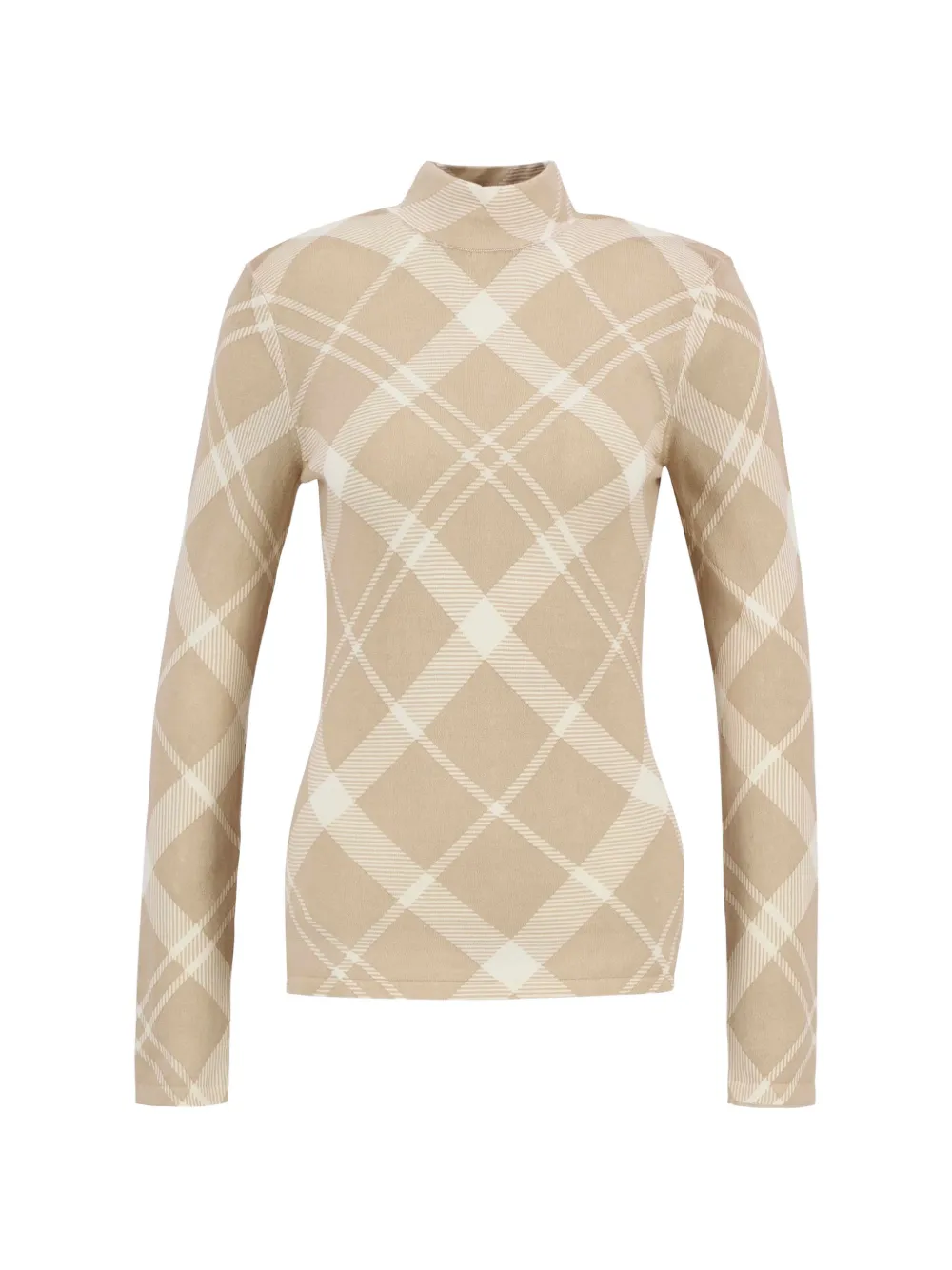 Barbour Savannah argyle high-neck top - Toni neutri