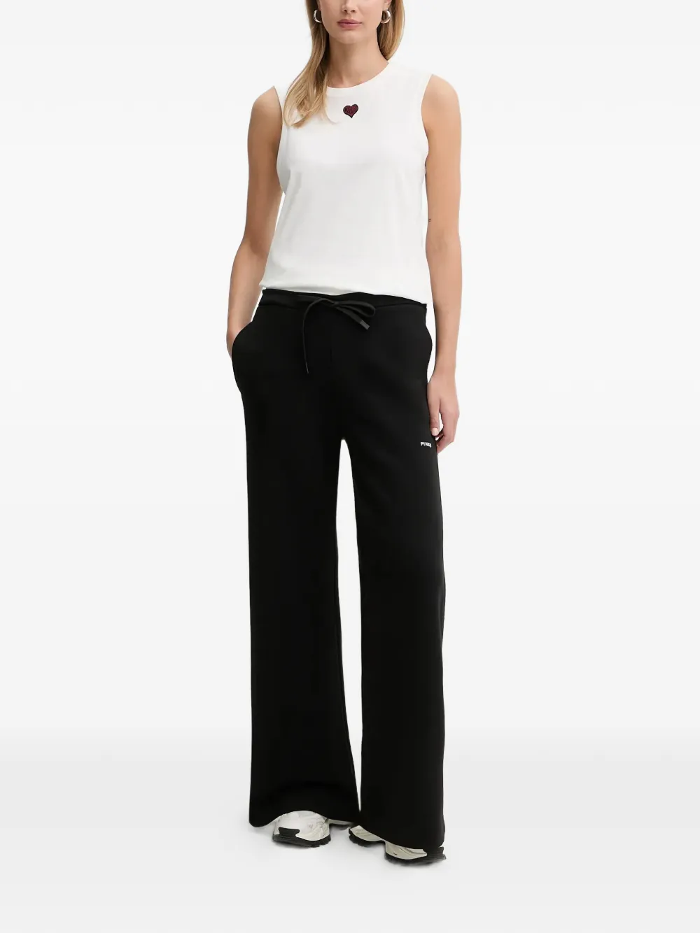  Pinko Drawstring Track Pants - Black 