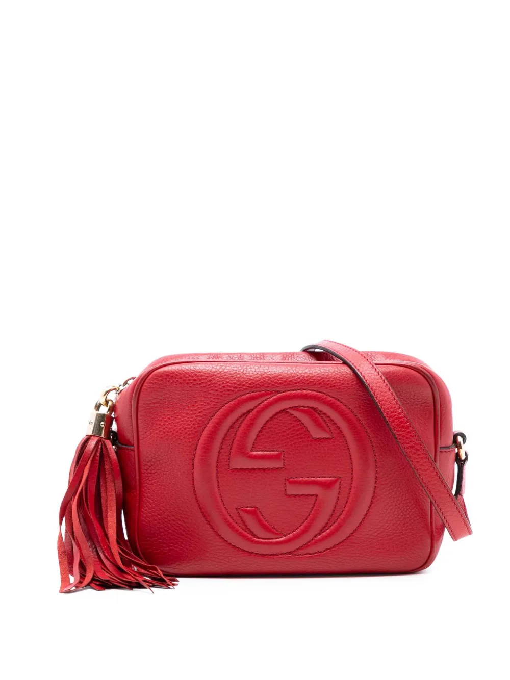 Gucci Pre-Owned Borsa a tracolla Soho Disco in pelle 2016-2026 - Rosso