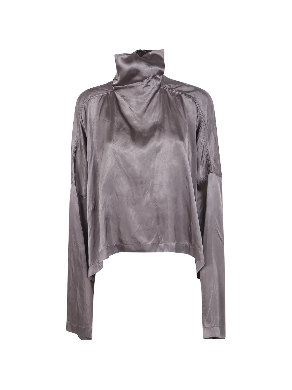 Rick Owens high-neck blouse - Grigio