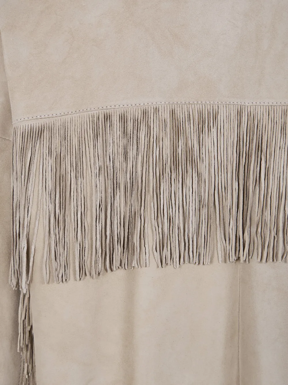  Salvatore Santoro Fringed Leather Shirt - Neutrals 