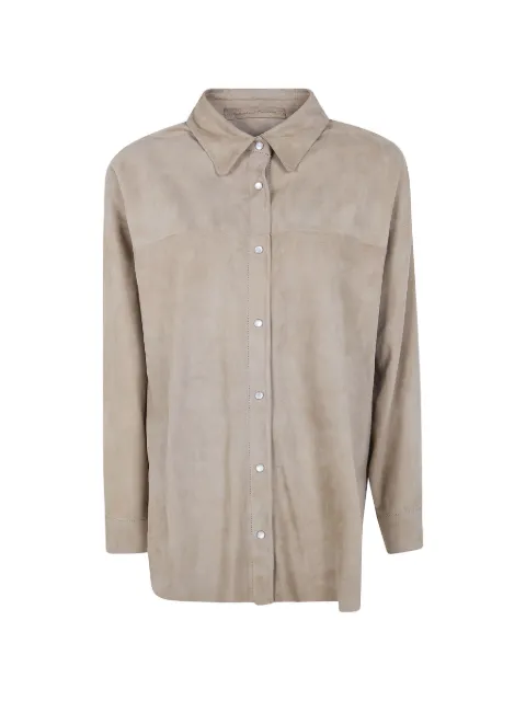 Salvatore Santoro fringed leather shirt