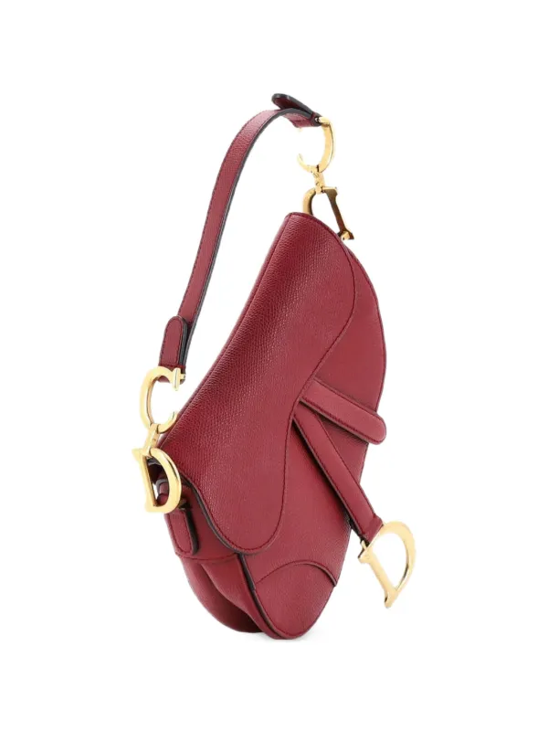 Christian Dior Pre-Owned サドル ハンドバッグ レザー ミニ 
