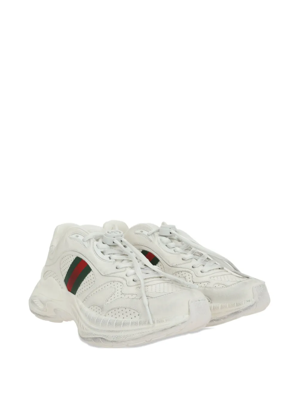 Gucci 2.0 striped sneakers Wit