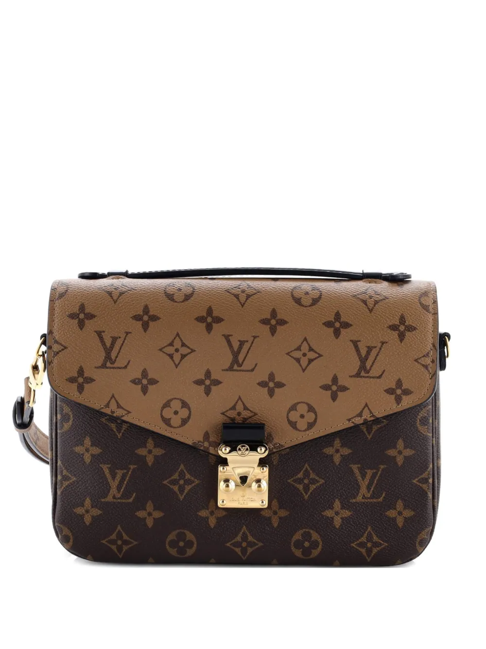 Louis Vuitton Pre-Owned Pochette Metis Reverse Monogram Canvas crossbody bag - Marrone