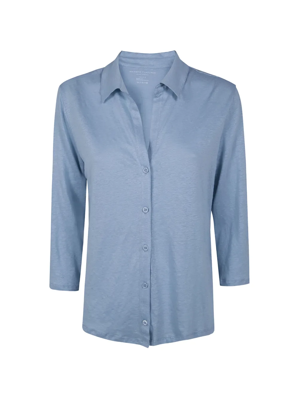 Majestic Filatures buttoned shirt - Blu