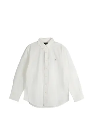 Polo Ralph Lauren Linen Shirt | White | FARFETCH