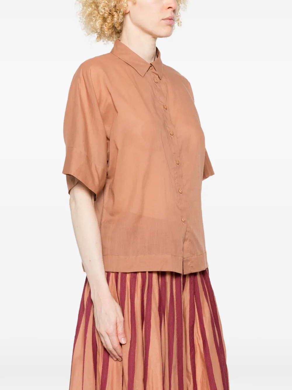  Niu Short-sleeve Shirt - Brown 