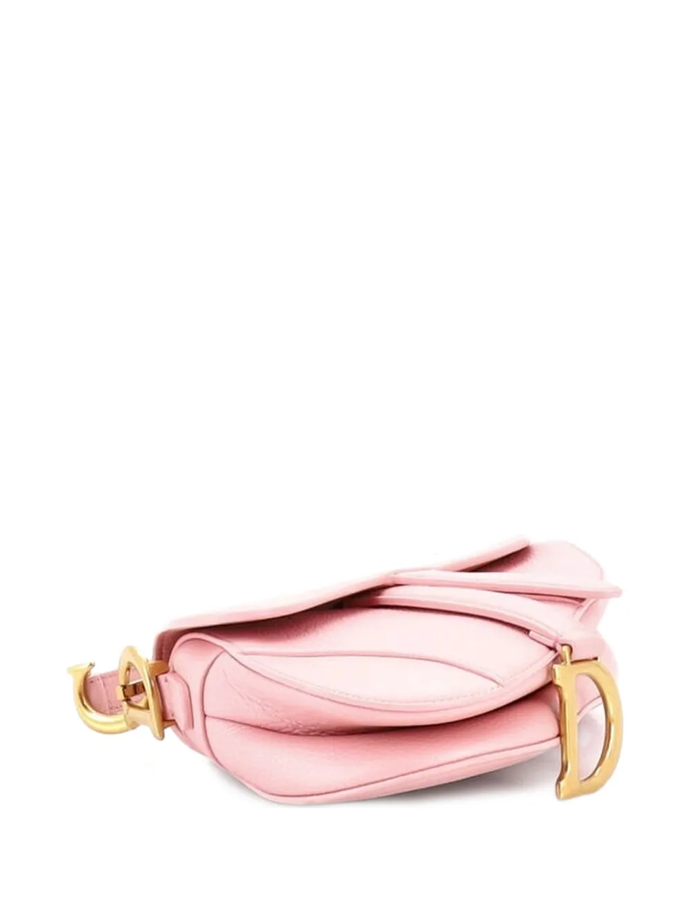 Saddle Handbag With Strap Leather Mini Shoulder Bag