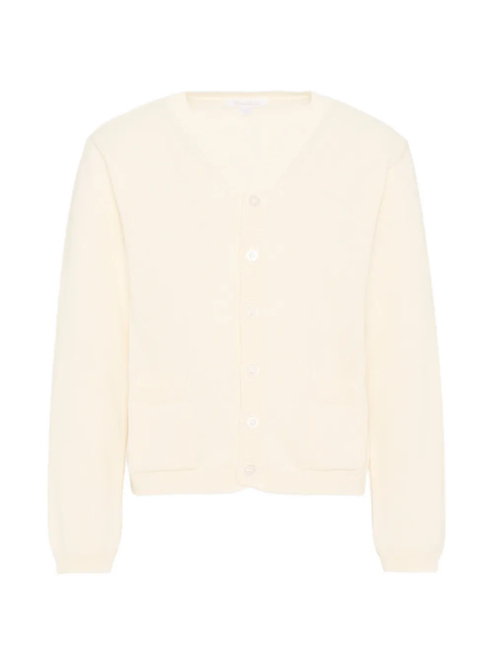 Patachou pocket V-neck cardigan - Neutrals