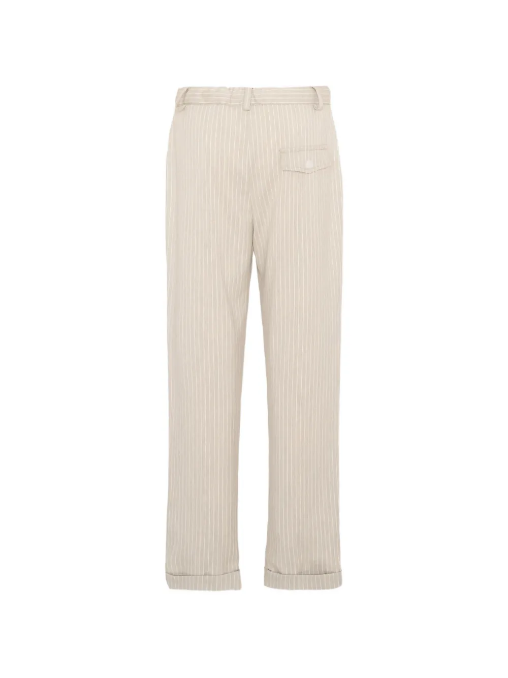 Striped Drawstring Trousers