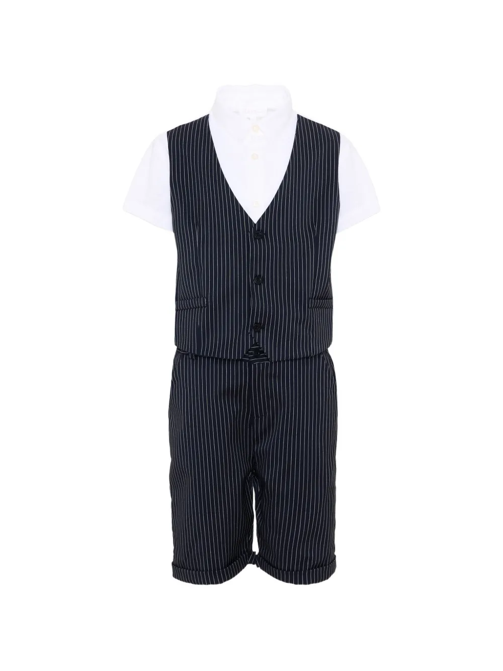 Patachou pinstripe formal trouser set - Blu