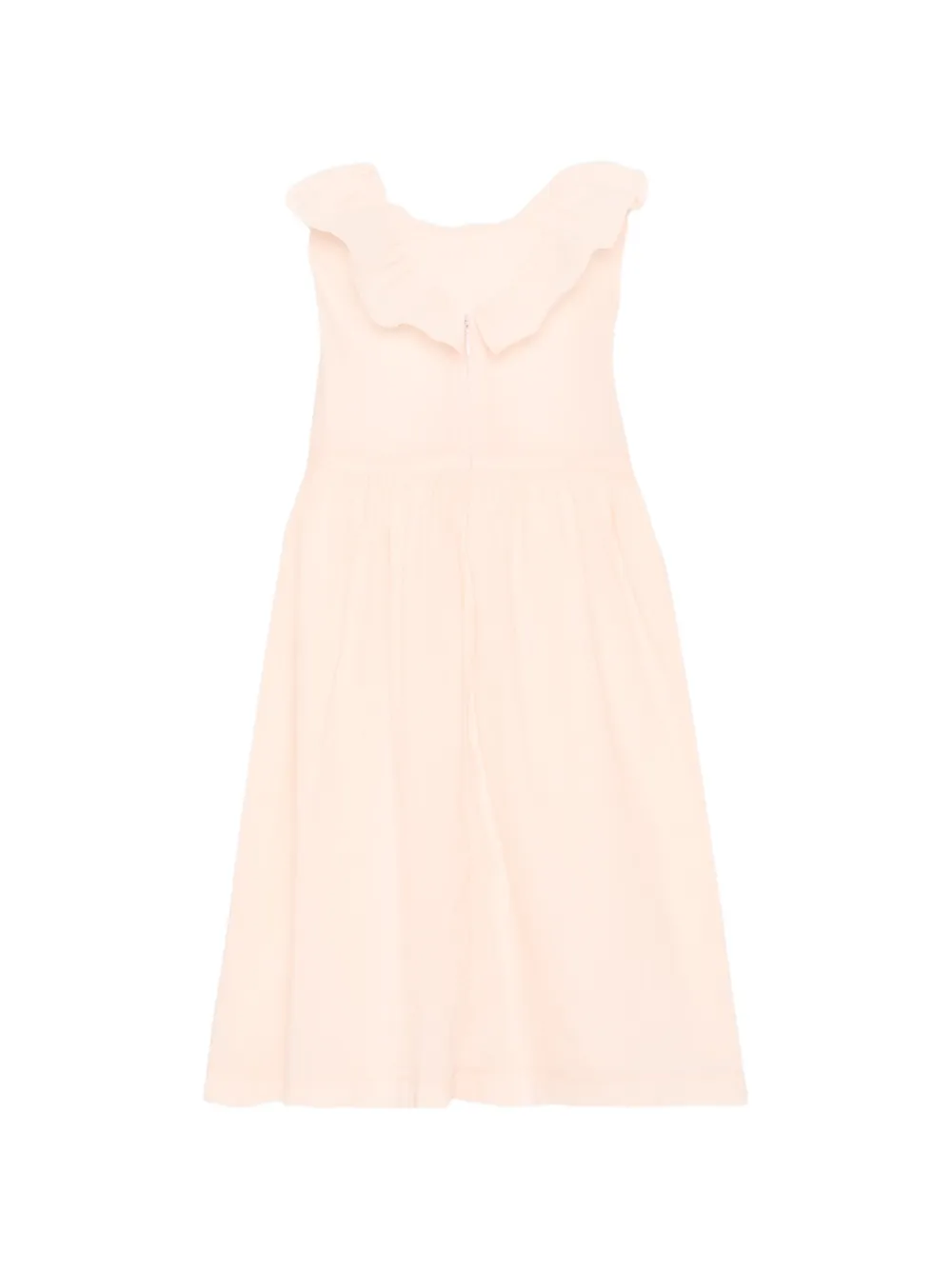 Patachou ruffled embroidery dress - Rosa