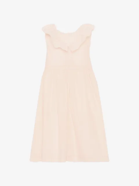 Patachou ruffled embroidery dress