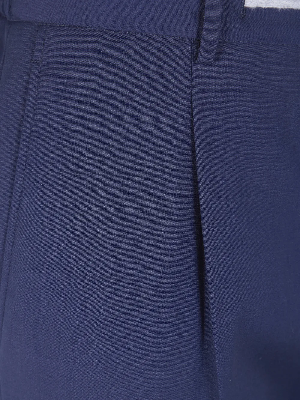  Barba Roma Pleated Drawstring Trousers - Blue 