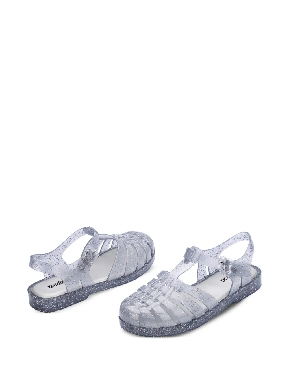 Melissa Possession glanzende sandalen Wit