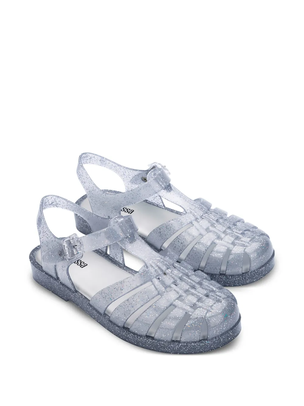 Melissa Possession glanzende sandalen Wit