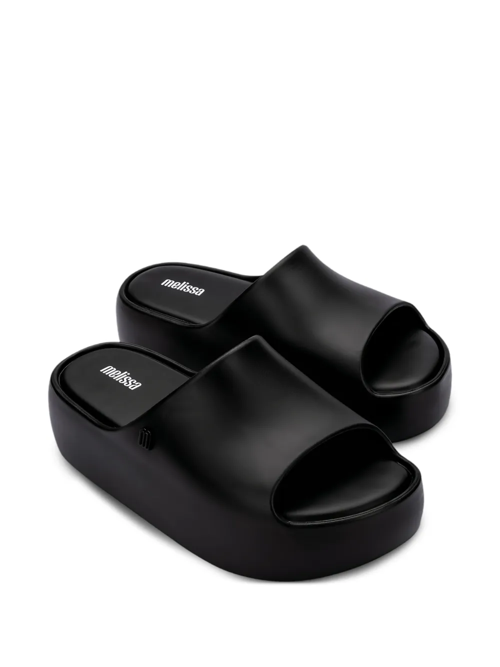 Melissa Sandali slides Free con plateau - Nero
