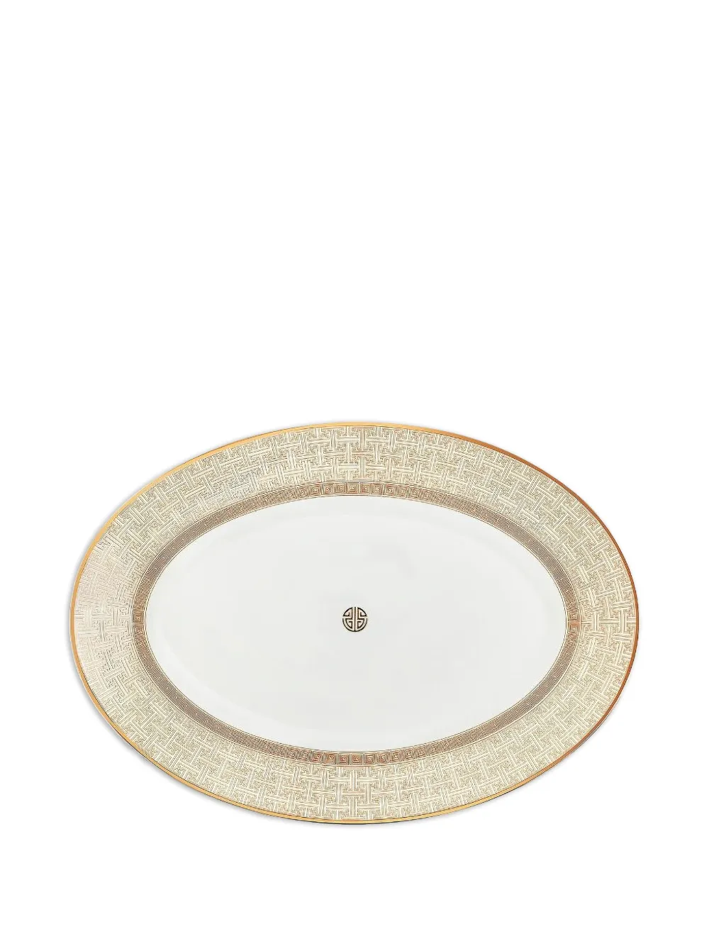 Shanghai Tang Tang Shou oval plate - Bianco