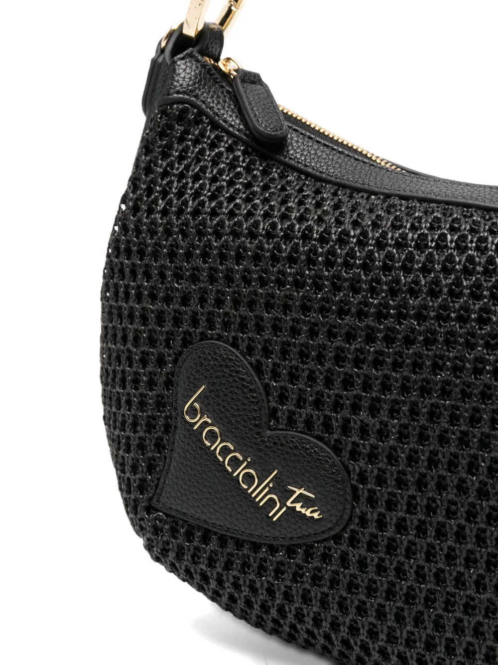 Beth Tricot Top-Zip Shoulder Bag