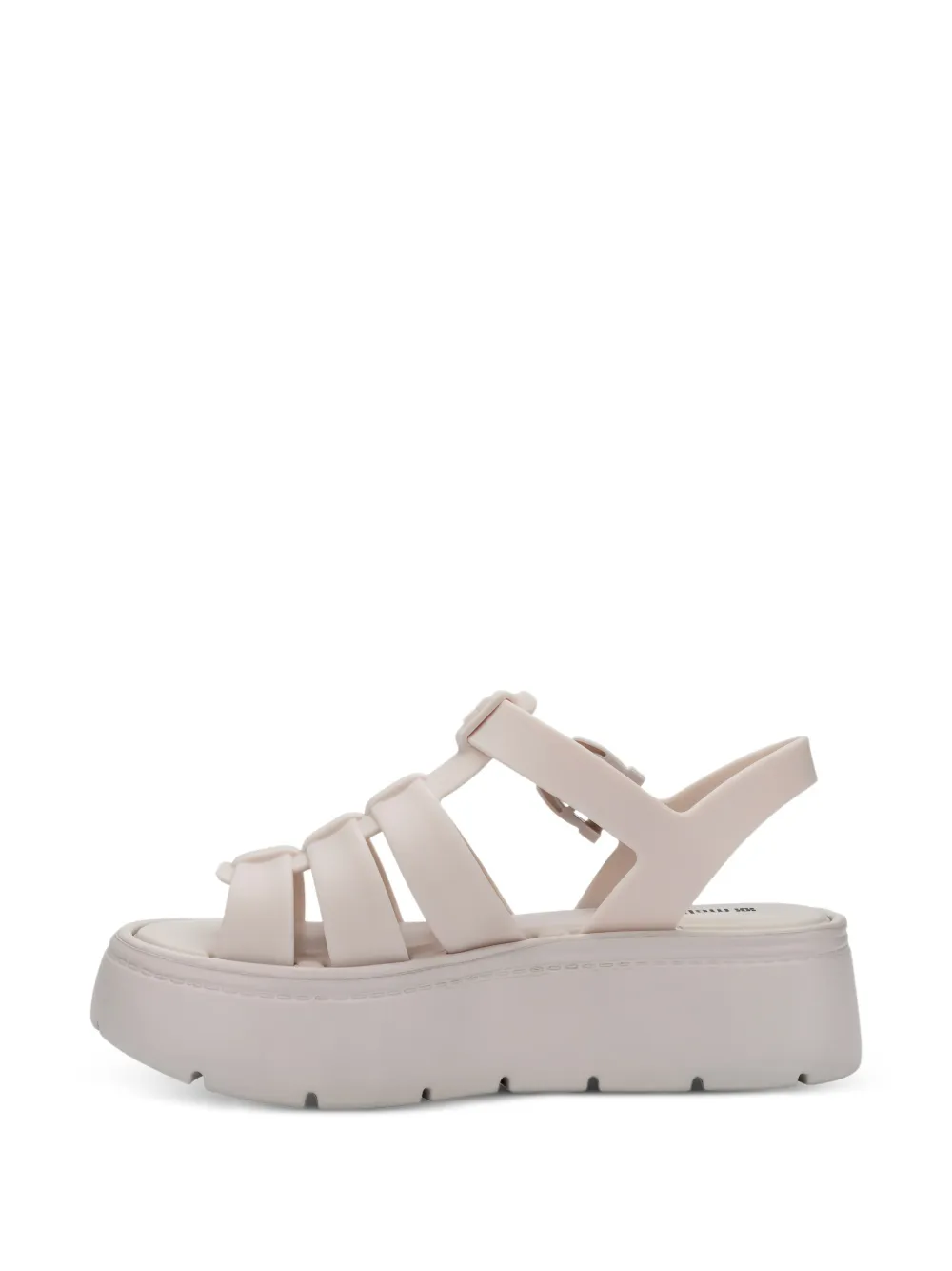 Melissa Up sandalen met plateauzool en bandje Beige