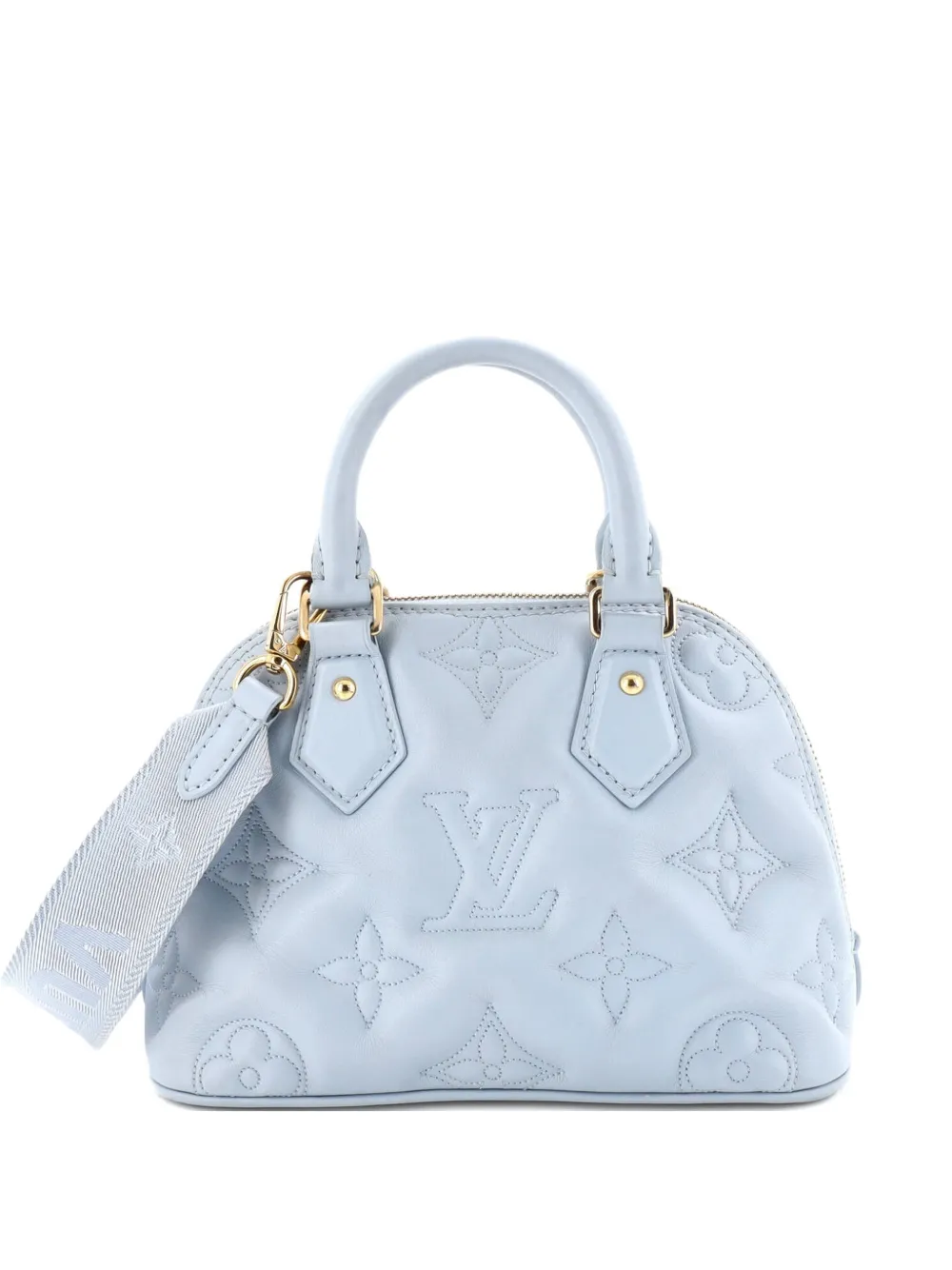 Louis Vuitton Pre-Owned Alma Handbag Bubblegram Leather BB shoulder bag - Blu