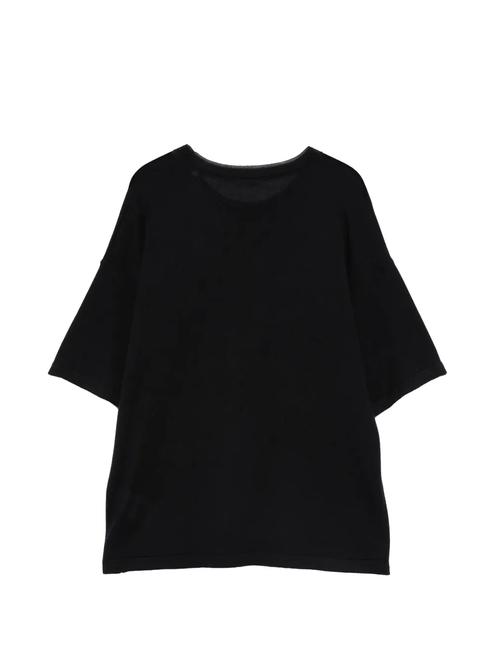  Aspesi Top Con Cuello Redondo - Azul 