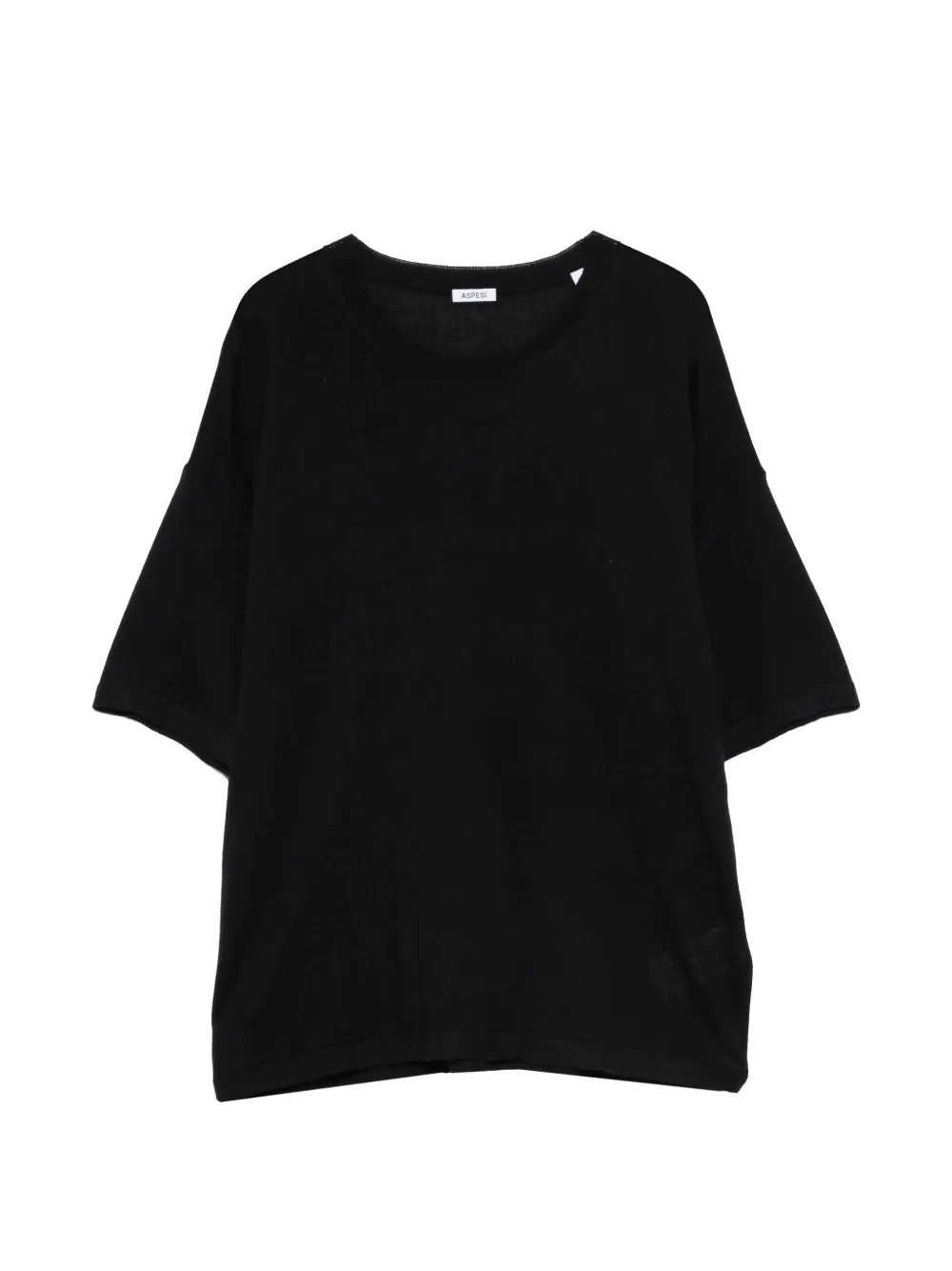 ASPESI Top girocollo a maniche corte - Blu