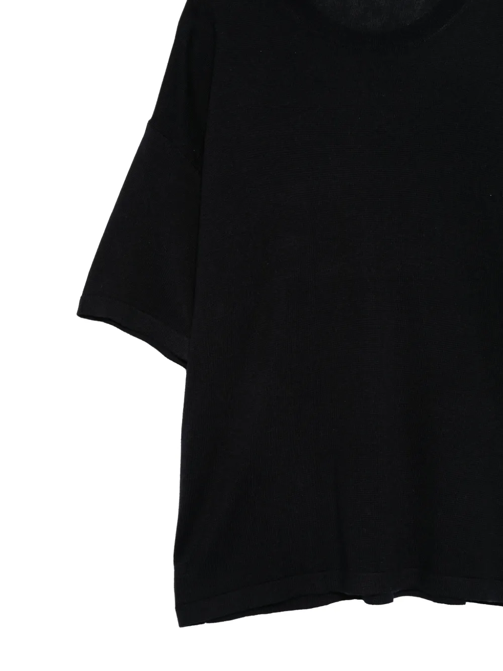  Aspesi Top Con Cuello Redondo - Azul 