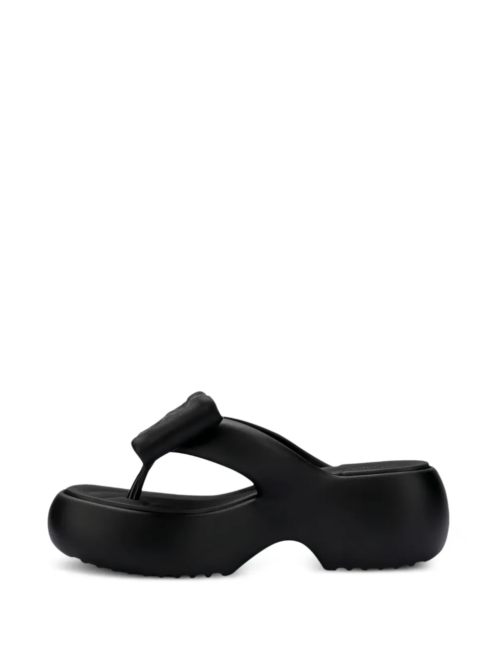 Melissa Free Fuzzy sandalen met plateauzool Zwart