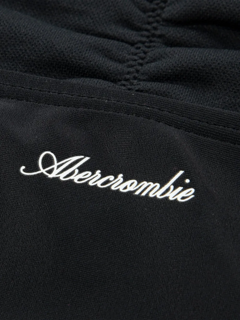ABERCROMBIE FITCH KIDS Badpak met gewelfde afwerking Zwart