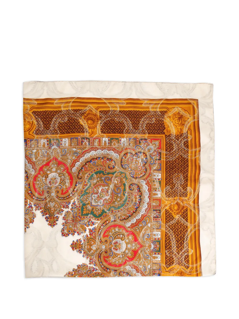 Gianfranco Ferré Pre-Owned patterned scarf - Marrone