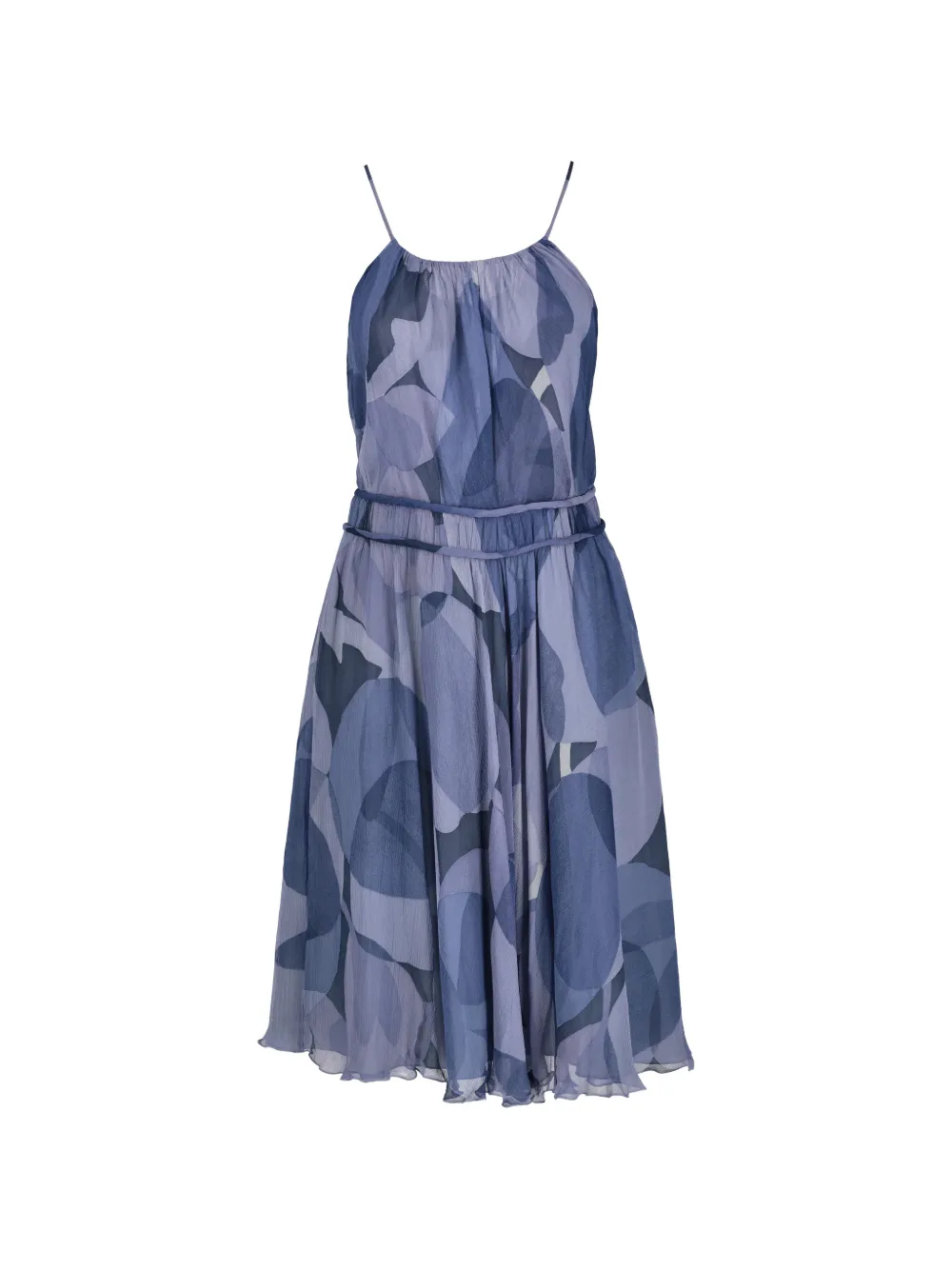 Moschino Pre-Owned flared mini dress - Blu