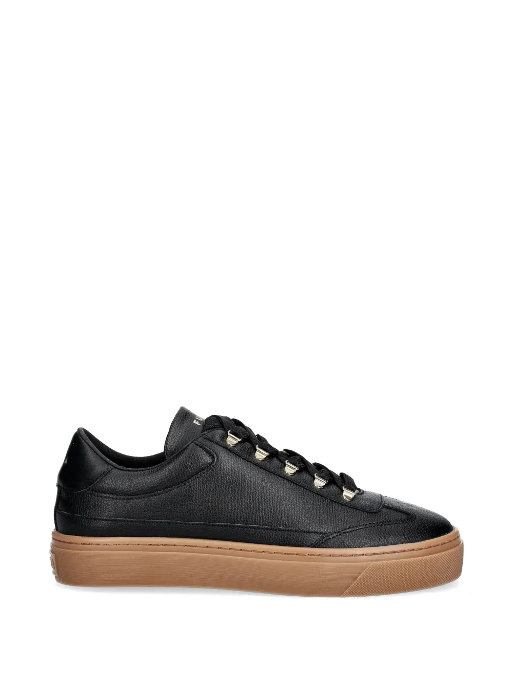 Furla eyelet lace-up sneakers Zwart